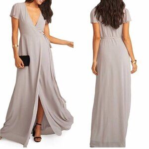 NWOT Show Me Your MuMu Noelle Wrap Maxi Dress Size S